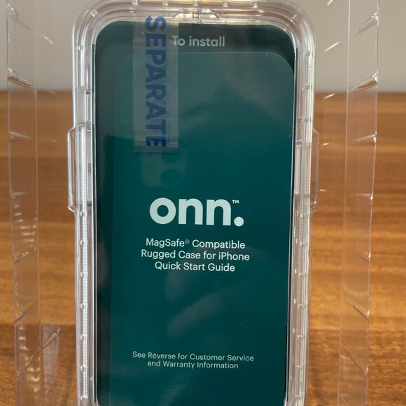 NIB, NEW Protect ONN. MagSafe Compatible Rugged Phone Case for iPhone 13 “Clear” - Picture 11 of 12